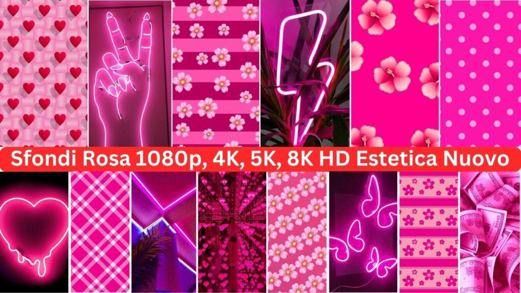 Sfondi Rosa 1080p, 4k, 5k, 8k Hd Estetica Nuovo 2024