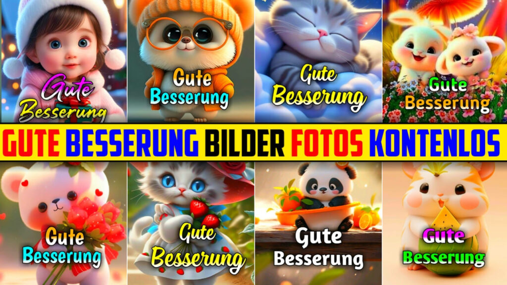 Gute Besserung Bilder Wünsche Fotos Neu Kostenlos 2024