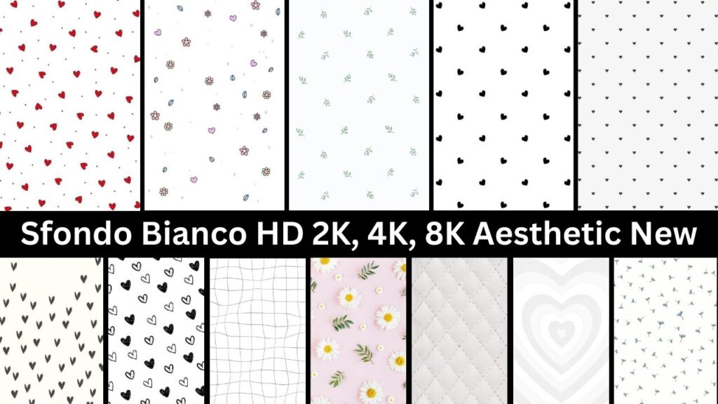 Sfondo Bianco Aesthetic 4k, 5k, 8k, 1080p Hd Nuove 2024