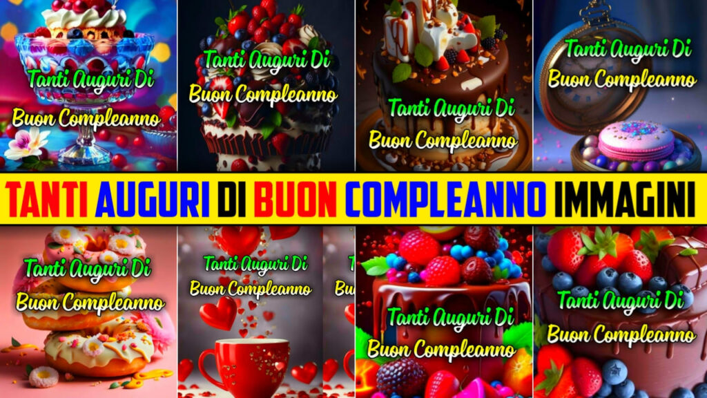 Tanti Auguri Di Buon Compleanno Immagini, Gif Nuove Gratis 2024