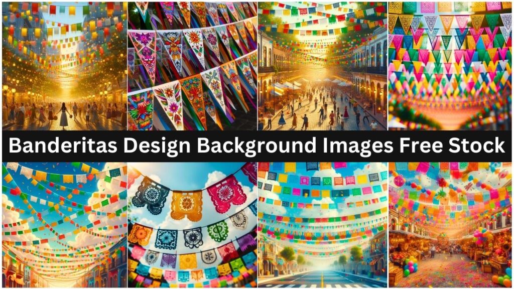 Banderitas Design Background Images Free Stock 2024